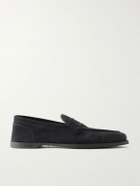 John Lobb - Pace Suede Loafers - Blue