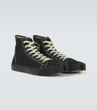 Maison Margiela - High-top Tabi canvas sneakers