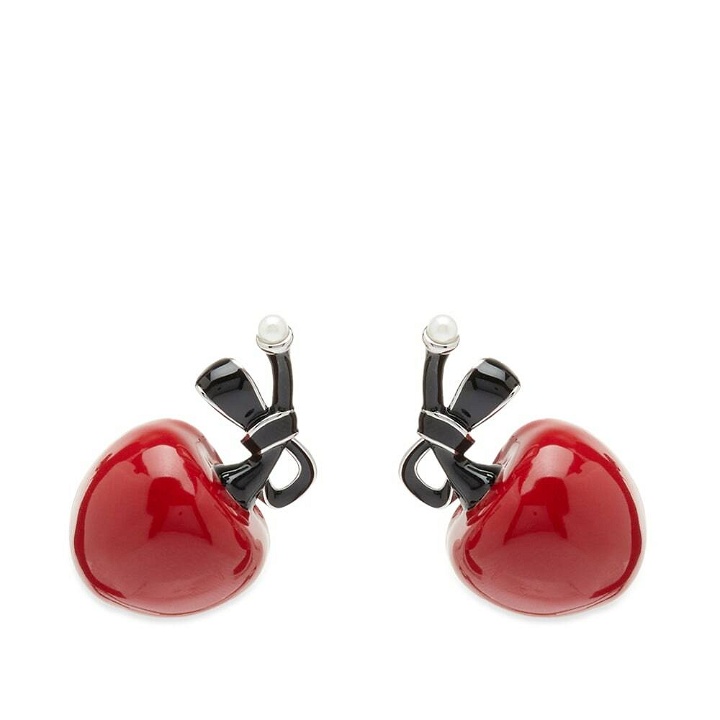 Photo: Shrimps Women's Cherry Earrings in Red/Black