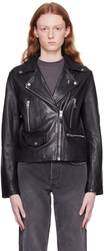 Photo: Ksubi Black Amplify Leather Jacket