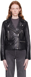 Ksubi Black Amplify Leather Jacket