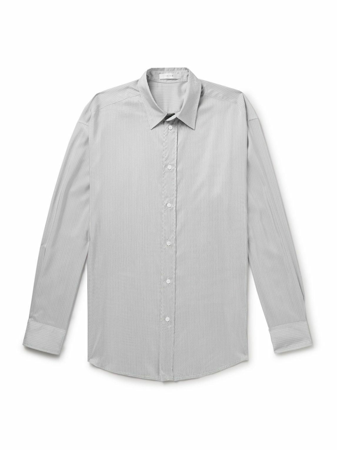 The Row ザ ロウ Miller シャツ Miller コットンシャツ ブルー – The Row