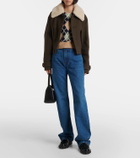 Ami Paris Argyle wool and cashmere sweater vest
