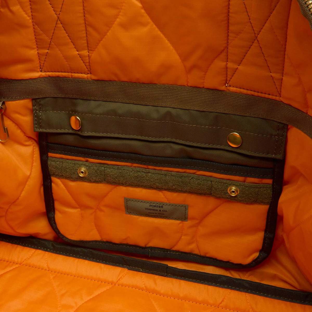 Porter-Yoshida & Co. Force 2-Way Duffle Bag in Olive Drab 