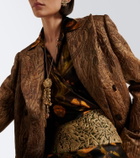 Dries Van Noten Embellished pendant necklace