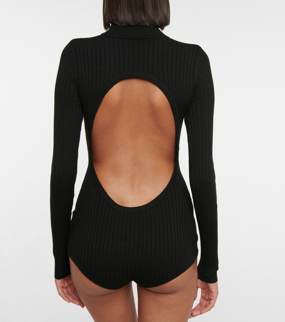 Dodo Bar Or Ribbed-knit turtleneck bodysuit