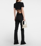 Jacquemus - Le T-shirt Baci cotton crop top