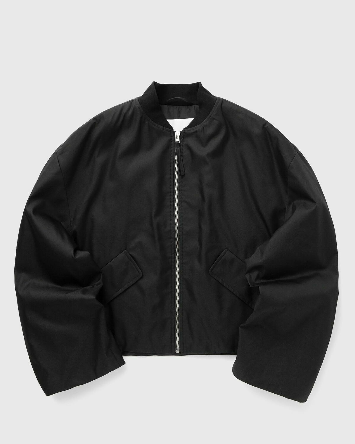 CLOSED BOMBER Black Womens Windbreaker