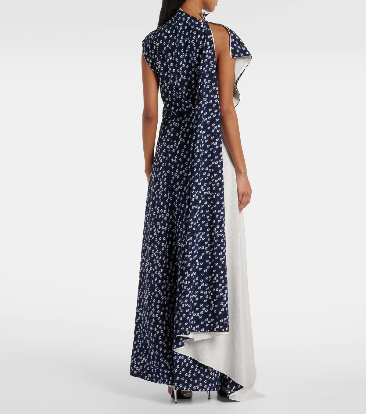 Proenza Schouler Devyn floral draped maxi dress