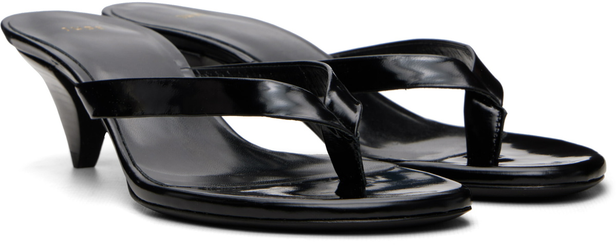 JUDE SSENSE Exclusive Black Rooty Heeled Sandals