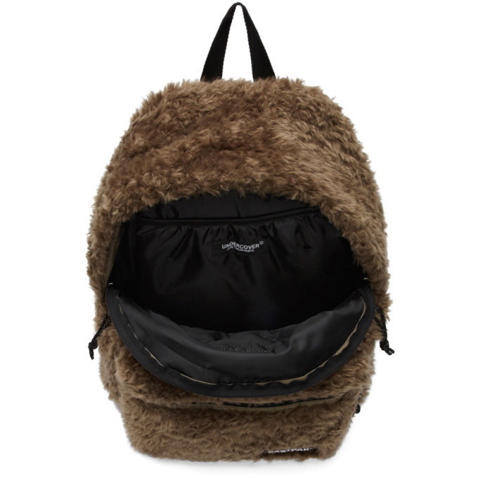 Undercover Beige Eastpak Edition Faux-Fur Pakr Backpack Nike x Undercover