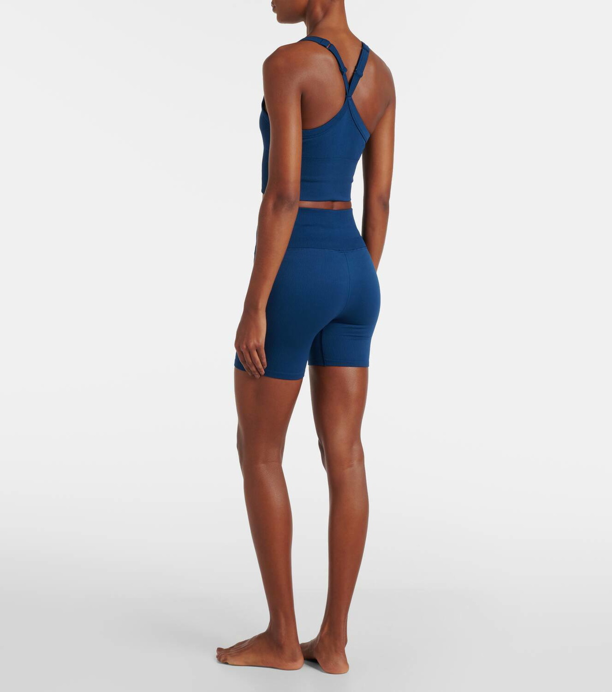Alo Yoga Favorite ribbed-knit cropped tank top