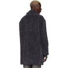 Deveaux New York Grey Faux-Fur Coat