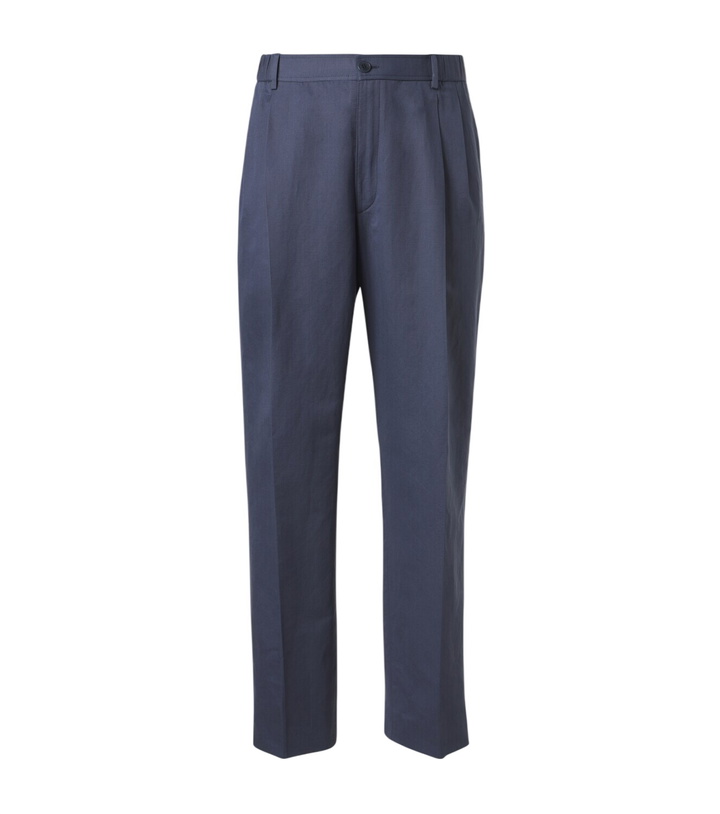 Photo: Brioni Linen and cotton straight pants