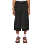 Craig Green Black Layered Track Shorts