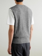 Oliver Spencer - Graves Knitted Sweater Vest - Gray