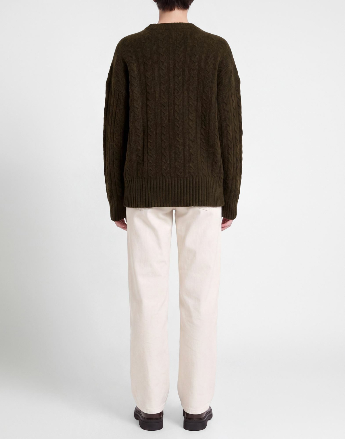 Róhe Womens Sweater Military in Green