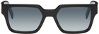 Prada Eyewear Black Square Sunglasses