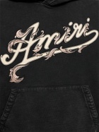 AMIRI Logo Cotton Terry Hoodie
