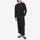 Maison Kitsuné Men's Dressed Fox Patch Classic Crew Sweat in Black