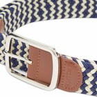 Butter Goods Men's Woven Belt in Navy