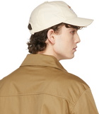 Maison Kitsuné Beige Rainbow Fox Pride Cap