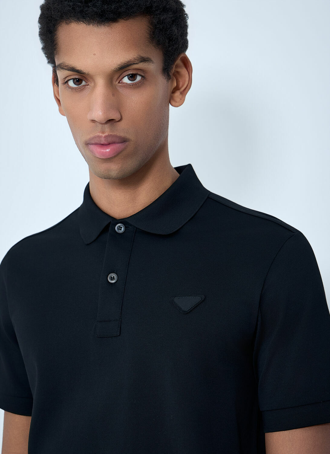 Prada Logo Motif Polo Shirt Prada