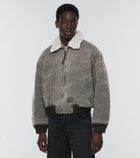 Acne Studios - Faux fur-trimmed bomber jacket
