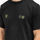 Purple Mountain Observatory Men's Globe T-Shirt in Black