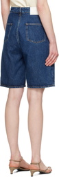 Loulou Studio Blue Isu Denim Shorts