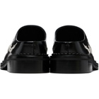 Simone Rocha Black Floral Lace Mule Loafers