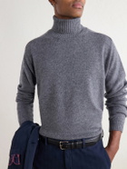 Boglioli - Virgin Wool and Cashmere-Blend Rollneck Sweater - Gray