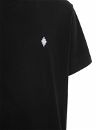 MARCELO BURLON COUNTY OF MILAN - Cross Embroidery Cotton Jersey T-shirt