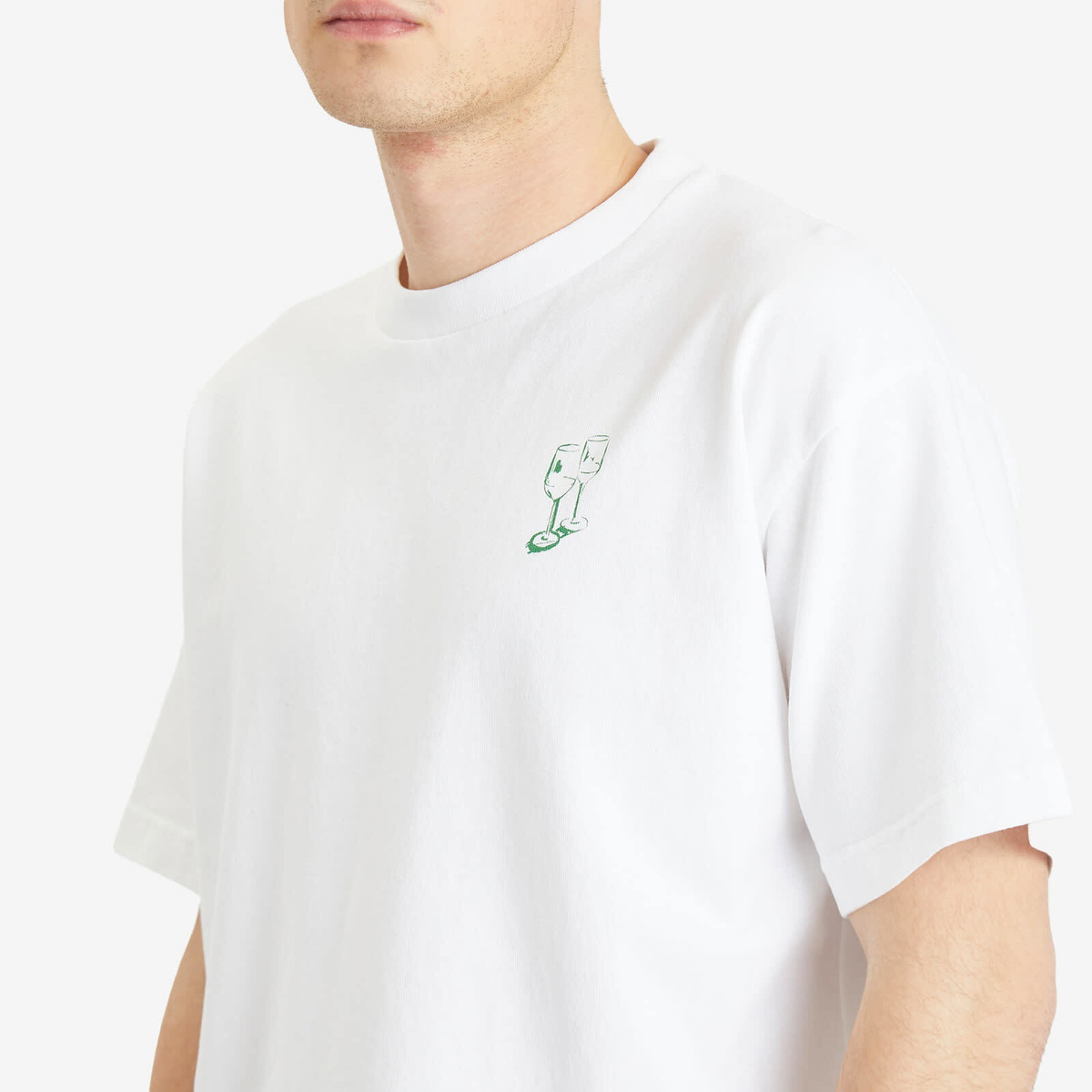 Percival Men's Cicchetti Oversized T-Shirt in Ecru White