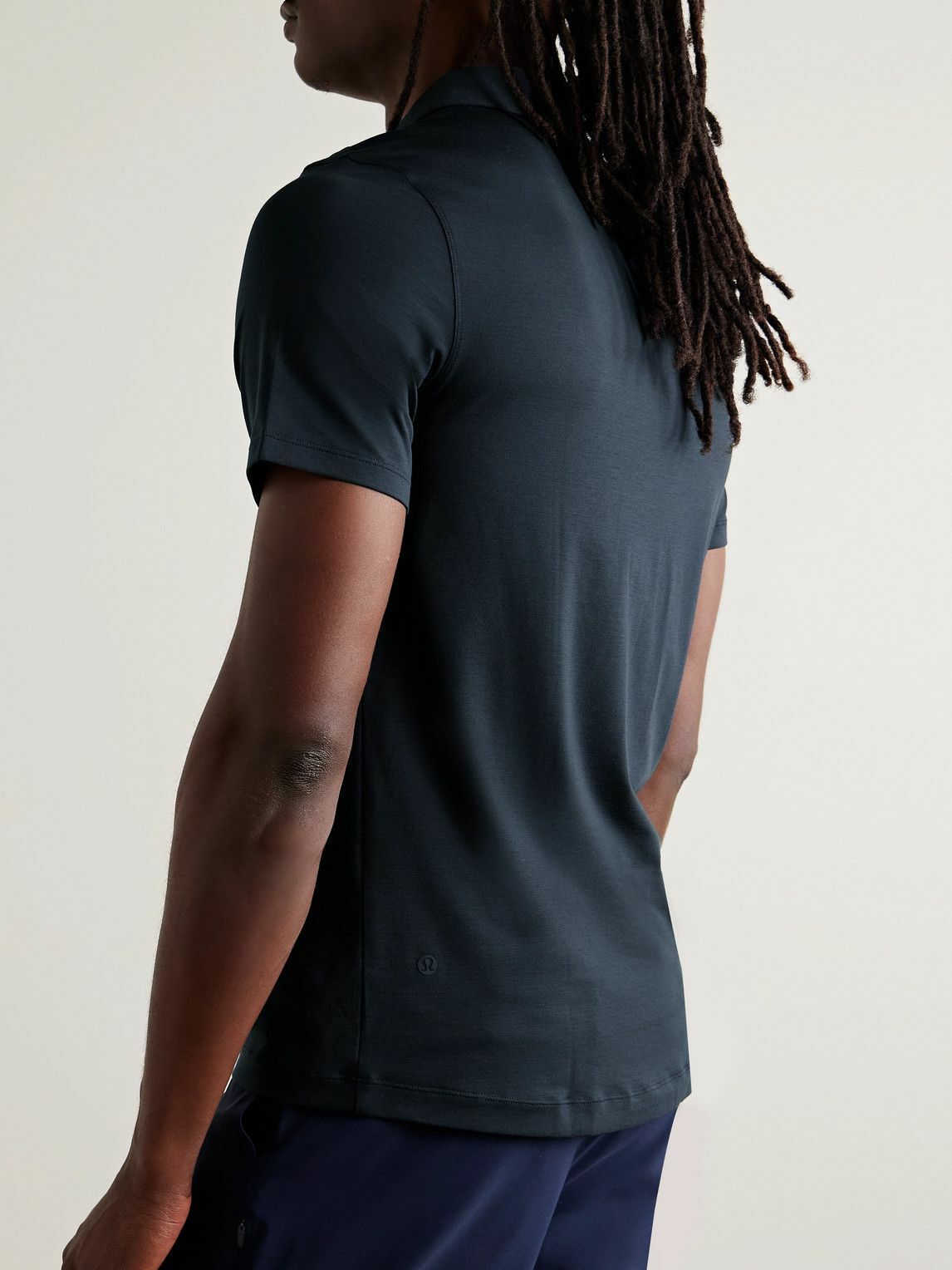 Lululemon - Evolution Slim-Fit Stretch-Jersey Golf Polo Shirt - Blue
