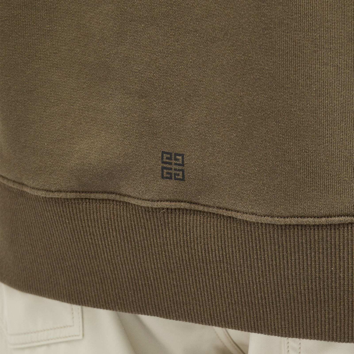 Givenchy Men's Archetype Logo Hoodie in Khaki