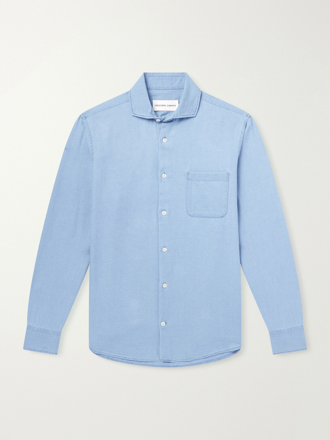 Frescobol Carioca - Emilio Cotton-Twill Shirt - Blue