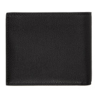 Valextra Black 6CC Bifold Wallet