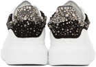 Alexander McQueen White & Black Oversized Larry Sneakers