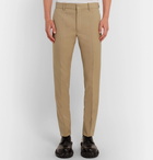 Balenciaga - Skinny-Fit Virgin Wool-Blend Trousers - Men - Sand