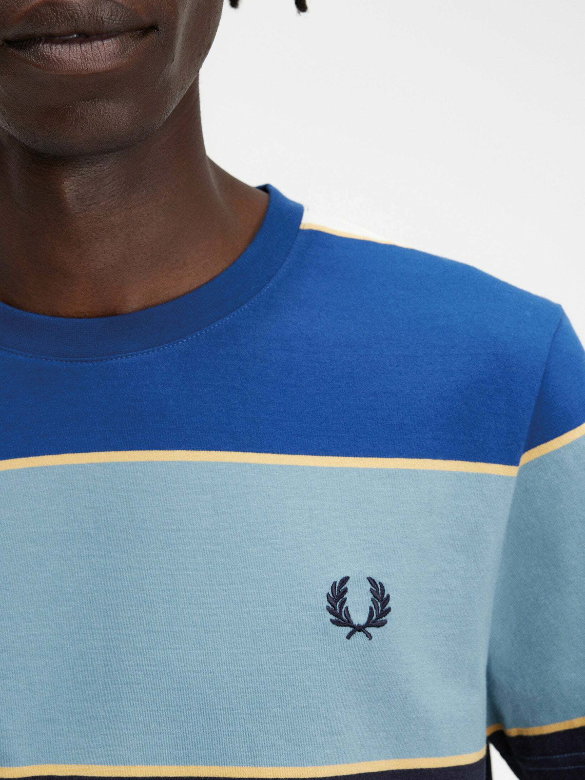 Fred Perry T Shirt Blue Mens Fred Perry