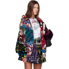 Chopova Lowena Multicolor Patchwork Oversized Hooded Fleece Jacket