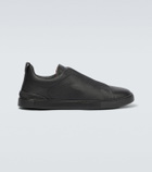 Zegna Triple Stitch leather sneakers
