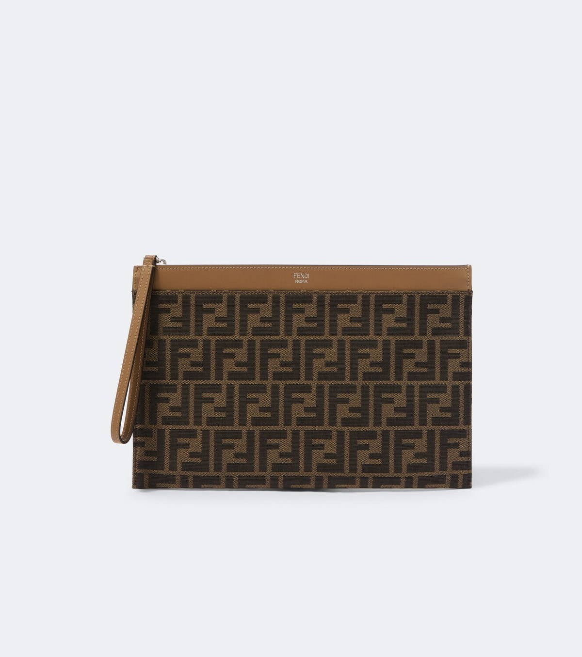 Fendi Medium FF Zucca canvas pouch