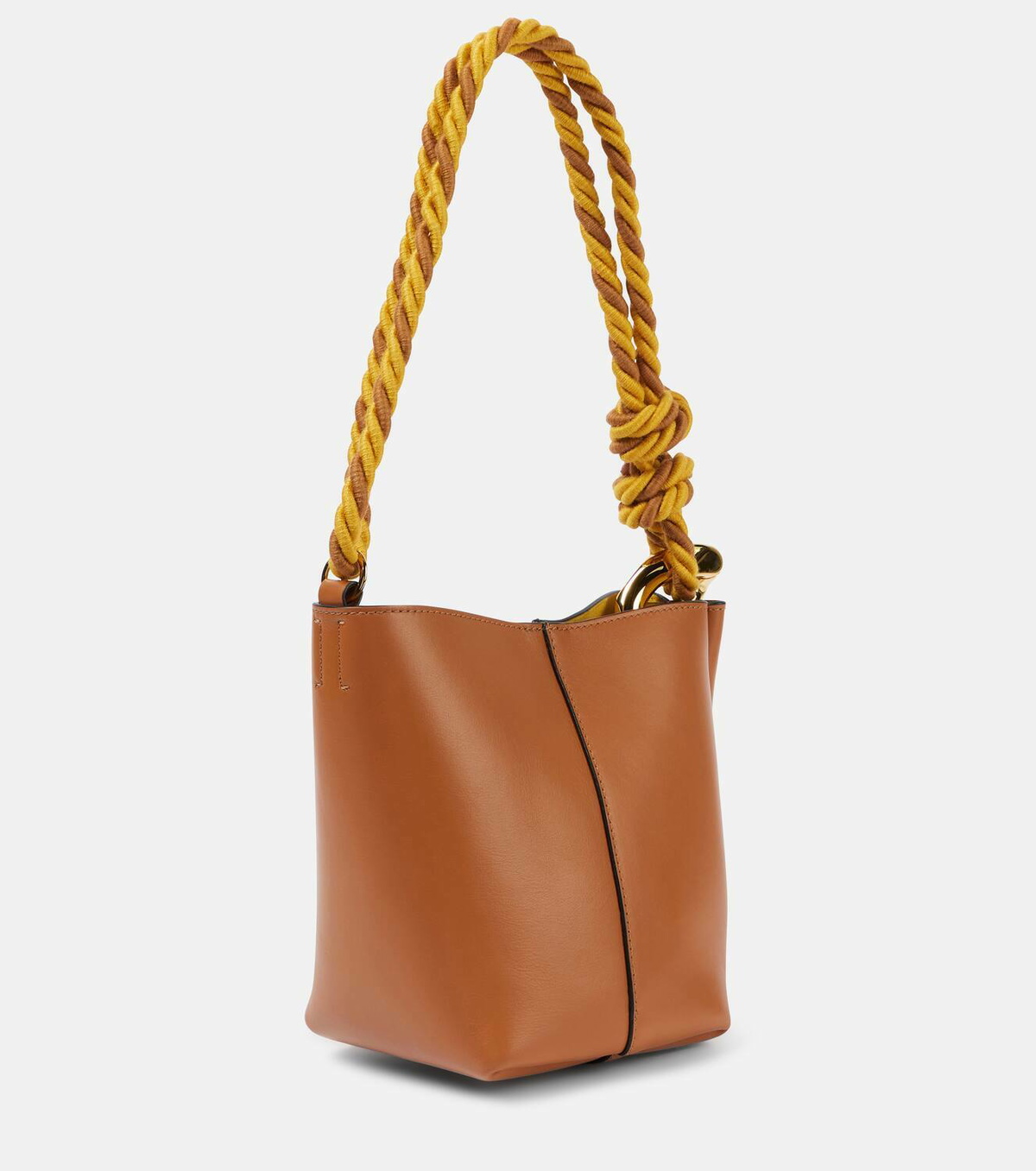 JW Anderson Corner Small leather bucket bag JW Anderson