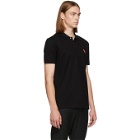 PS by Paul Smith Black and Pink Scribble Zebra Polo
