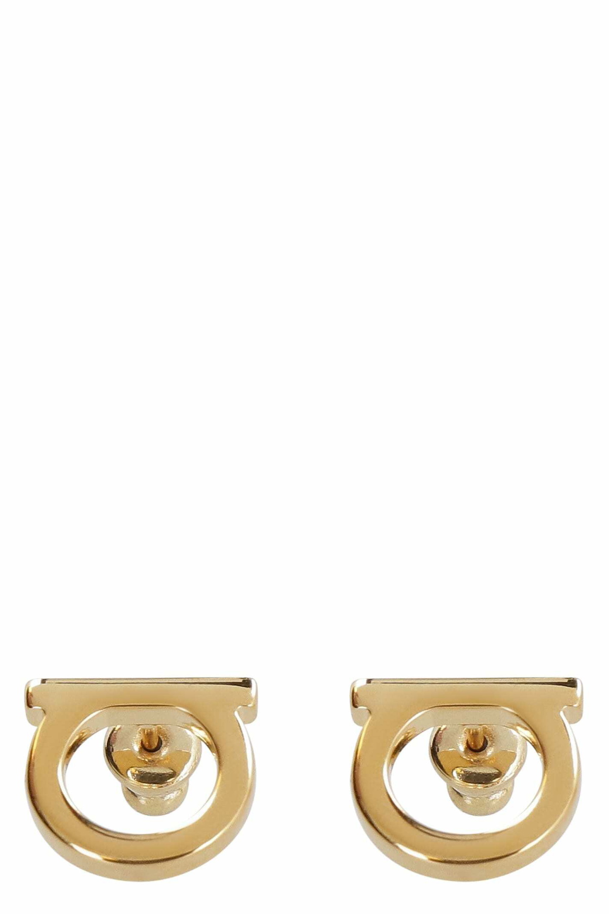 Ferragamo Gancini Crystals Large Earrings Salvatore Ferragamo