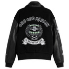 END. X The Great Frog Varsity Jacket in Black/Emerald