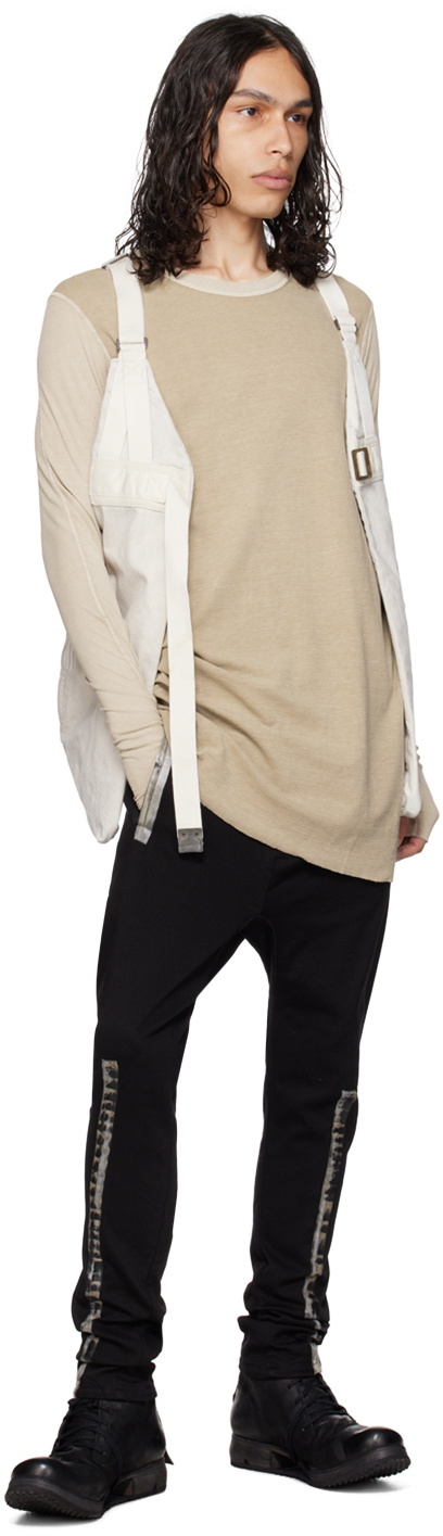 Boris Bidjan Saberi Beige LS1.2 TF Long Sleeve T-Shirt
