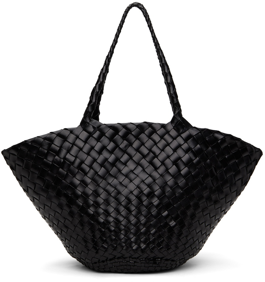 【関税込み】Dragon Diffusion ブラック Egola トートバッグ DRAGON DIFFUSION Egola woven leather tote | NET-A-PORTER